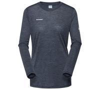 Mammut - Women's Tree Wool Firstlayer Longsleeve - Merino shirt size XL, blue