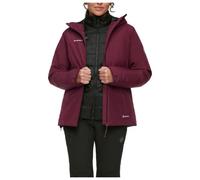 Mammut - Women's Treeline 3 in 1 Hardshell Hooded Jacket - 3-in-1 jacket size L, red/black