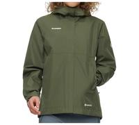 Mammut - Women's Treeline Light Hardshell Hooded Jacket - Waterproof jacket size L, olive