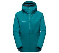 Mammut - Women's Ultimate Comfort Softshell Hooded Jacket - Softshell jacket size M, turquoise