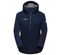 Mammut - Women's Ultimate Comfort Softshell Hooded Jacket - Softshell jacket size XL, blue