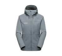 Mammut Year-round softshell hiking jacket Ultimate Comfort SO Hooded Jacket Women - strata, XS