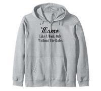 Mamo Design: Like A Mom Only Without The Rules Zip Hoodie