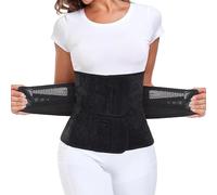 MAMODY Postpartum Belly Wrap - C Section Recovery Belt, Post Partum Women Belly Belt, Abdominal Binder After Pregnancy Postpartum Belly Band Waist Cinchers After Birth Brace (Black, S/M)