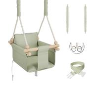 MAMOI® Baby Swing, Indoor Children's Swing, Wooden Swing for Children, Swing for Door Frame, Swing, Toddler Swing from 1 Year for Children's Room