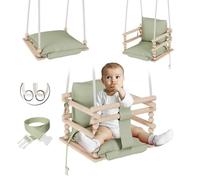MAMOI® Baby swing, Toddler seat 3 in 1, Wooden door bouncer for kids, Indoor swings set, Chair from birth for toddlers age 1-3