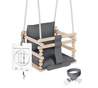 MAMOI® Baby swing, Toddler seat 3 in 1, Wooden door bouncer for kids, Indoor swings set, Chair from birth for toddlers age 1-3