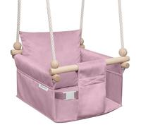 MAMOI Baby swing with safety harness - child swing for 6-36 months, max. 20 kg, indoor use