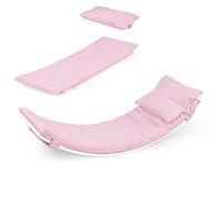 MAMOI® Balance Board Mat, Soft Mat for Balance Board Indoor, Pink, Cotton & Foam, 3x30x87 cm