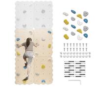 MAMOI® Climbing Wall for Children’s Room, Indoor Climbing Structure, Climbing Wall with Holds for Kids, Climbing Stones, Wall with Holds, Climbing Holds, Mounting Kit