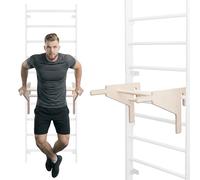 MAMOI Dip Bars for Wall Rung Workout Grips for Strength Exercises Height Adjustable Calisthenics Push Up Training Fitness Equipment for Home Sturdy Training Bars