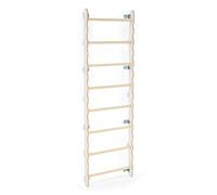 MAMOI Indoor Climbing Frame, Wall Ladders for Children's Room, Gym Rings for Children and Adults, Yarnwood Climbing Wall, Gym Equipment with Pull-Up Bar for Indoor Use