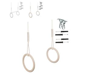 MAMOI® Trapeze bar baby swing, Indoor gymnastic rings, Monkey bars gorilla gym, Gymnastics pull up equipment for kids, Olympic rings and swings for calisthenics