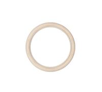 MAMOI Wooden gymnastics ring, gymnastics ring without straps, handle for strength training and gymnastics, for indoor and outdoor use, 100% ECO, made in the EU