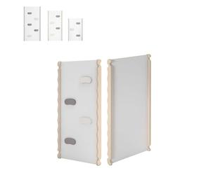 MAMOI® Wooden slide for climbing frame, indoor and modular training accessory, small and large slide board for climbing structures