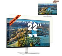 Mamol 22 Inch Computer Blue Light Blocking Screen Protector for 16:10 Widescreen Monitor, Anti Glare Anti-UV Eye Protection Desktop PC Monitor Filter, Removable Anti-Scratch Screen Film 22in