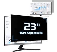 Mamol 23 Inch Computer Privacy Screen Filter for 16:9 Widescreen Monitor, Anti Glare & Blue Light Filter, Removable Computer Monitor Privacy Shield, Anti-Scratch Screen Protector Film 23 in