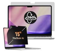 Mamol 360° Privacy Filter for MacBook Air 15 Inch M4 2025 / M3 2024 / M2 2023, Anti-Spy Filter/Light Blue Privacy Screen Filter for Mac 15.3 Inches