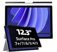 Mamol Magnetic Privacy Screen for 12.3 inch Surface Pro 7 Plus/7/6/5/4/3, Removable Anti Glare Blue Light Filter, Anti-Spy Screen Protector for Microsoft Surface Pro 7+, Pro 7, Pro 6, Pro 5, Pro 4/3