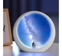 mamre Milky Way Table Lamp Gift Unique Galaxy Space Night Light Gift for Wedding Anniversary Birthday Valentine's Day