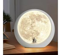 mamre Super Moon Table Lamp Gift Unique Modern Night Light Gift for Wedding Anniversary Birthday Valentine's Day