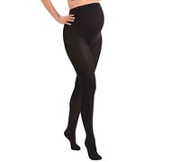 MAMSY Women's Maternity 60den Opaque Tights, Black, M