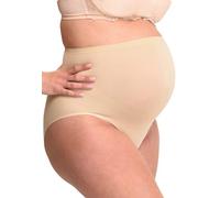 MAMSY Women's Maternity Briefs, Beige, XS-S Tall