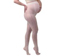 MAMSY Women's Maternity Tights 20den, Made in Italy, White, M