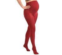 MAMSY Women's Maternity Tights 60den, Made in Italy, Red, XL