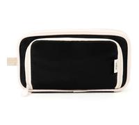 MAMUNU Big Capacity Pencil Cases Multi Compartment Pencil Pouch Aesthetic for Girls Women, Portable Pencil case Stationery Organizer with Zipper for College School Office (Black)