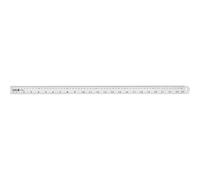 Mamuth Wild Nature Aluminium Scale 600 mm with Metric & Inch Scale - Dust and Shockproof Aluminium Ruler, Craft & DIY Tool, Includes Hanging Hole