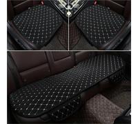 MAMXVKVZEU 3pcs Universal Car Seat Cover Breathable Comfortable Car Seat Protector Cushion(Black With Beige)