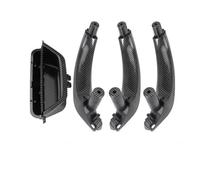 MAMXVKVZEU 4Pcs/Set Interior Door Handles Inner Panel Handle Cover for B&MW F25 F26 X3 X4 2011-2017 Inner Doors Panel Handle Bar Pull Trim(Carbon Fiber)