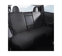 MAMXVKVZEU 5 Seats Car Seat Cover Seat Cushion Breathable Car Mat For Tesla For Model 3 For Highland 3 2020-2024(BK Model 3 Rear SET)