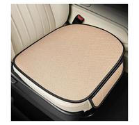 MAMXVKVZEU Breathable Ice Silk Car Seat Cushion Solid Color Cover Universal Fit For Most Cars(Beige Cushion)