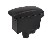 MAMXVKVZEU Car Armrest Box Center Console Storage Box Accessories For Dacia For Duster 2019 2020 2021 2022 Car Armrest Box(A1 Black red 7USB)