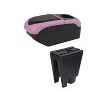MAMXVKVZEU Car Armrest Storage Box Accessories Interior For Peugeot 107 Car Armrest Box(S1 pink 6USB)