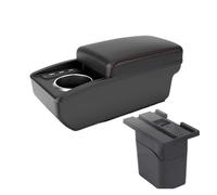 MAMXVKVZEU Car Armrest Storage Box Centre Console Interior For Holden Car Armrest Box(B1 Red line 6 usb)