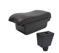 MAMXVKVZEU Car Armrest Storage Box Interior Accessories For Dacia For Logan 2 For Dokker Car Armrest Box(A1 Black red NO USB)