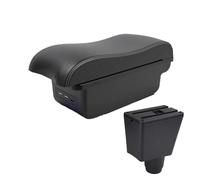 MAMXVKVZEU Car Armrest Storage Box Interior Accessories For Dacia For Logan 2 For Dokker Car Armrest Box(B3 Black white 3 USB)