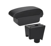 MAMXVKVZEU Car Center Console Armrest Storage Box Accessories For Lada For Largus Car Armrest Box(C3 Black white NoUSB)
