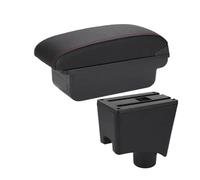 MAMXVKVZEU Car Center Console Armrest Storage Box Accessories For R&enault For Sandero For Logan 2 Car Armrest Box(C1 Black red No USB)