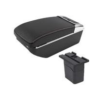 MAMXVKVZEU Car Centre Console Armrest Storage Box Arm Interior For Holden Car Armrest Box(A3 Black white 7 USB)