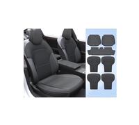 MAMXVKVZEU Car Seat Cover Cushion Full Set Car Seat Cushion Backrest Seat Cushion For Tesla For Model Y For Juniper 2025(Black)