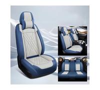 MAMXVKVZEU Car Seat Cover For Toyota All Models For Auris For Avensis For Crown For 4Runner For Harrier FJ For Cruiser For Mark X For Premio(Beige Bule 5 seats)