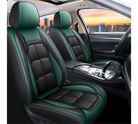 MAMXVKVZEU Car Seat Cover Full Leather Car Seat Cushion Single Seat Driver And Passenger Seat Cover All Season Universal(Green 1 PCS)