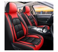 MAMXVKVZEU Car Seat Cover Full Leather Car Seat Cushion Single Seat Driver And Passenger Seat Cover All Season Universal(Red 1pcs)