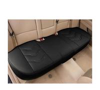 MAMXVKVZEU Car Seat Cover PU Leather Seat Cushion Covers Interior Seats Four Seasons Protection Mat Universal(1pc rear black)