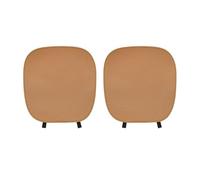 MAMXVKVZEU Car Seat Covers For Toyota GR For Corolla For Yaris For Aygo For Prius For CHR For Camry For Auris For Avensis For 4runner(2Pcs Cognac)