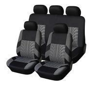 MAMXVKVZEU Car Seat Covers Full Set Front Split Rear Bench Automotive Interior Covers For Universal SUV Sedan Van(GRAY)